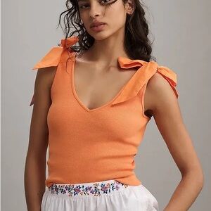 The Rafaela Bow-Tie Tank by Maeve Size Small